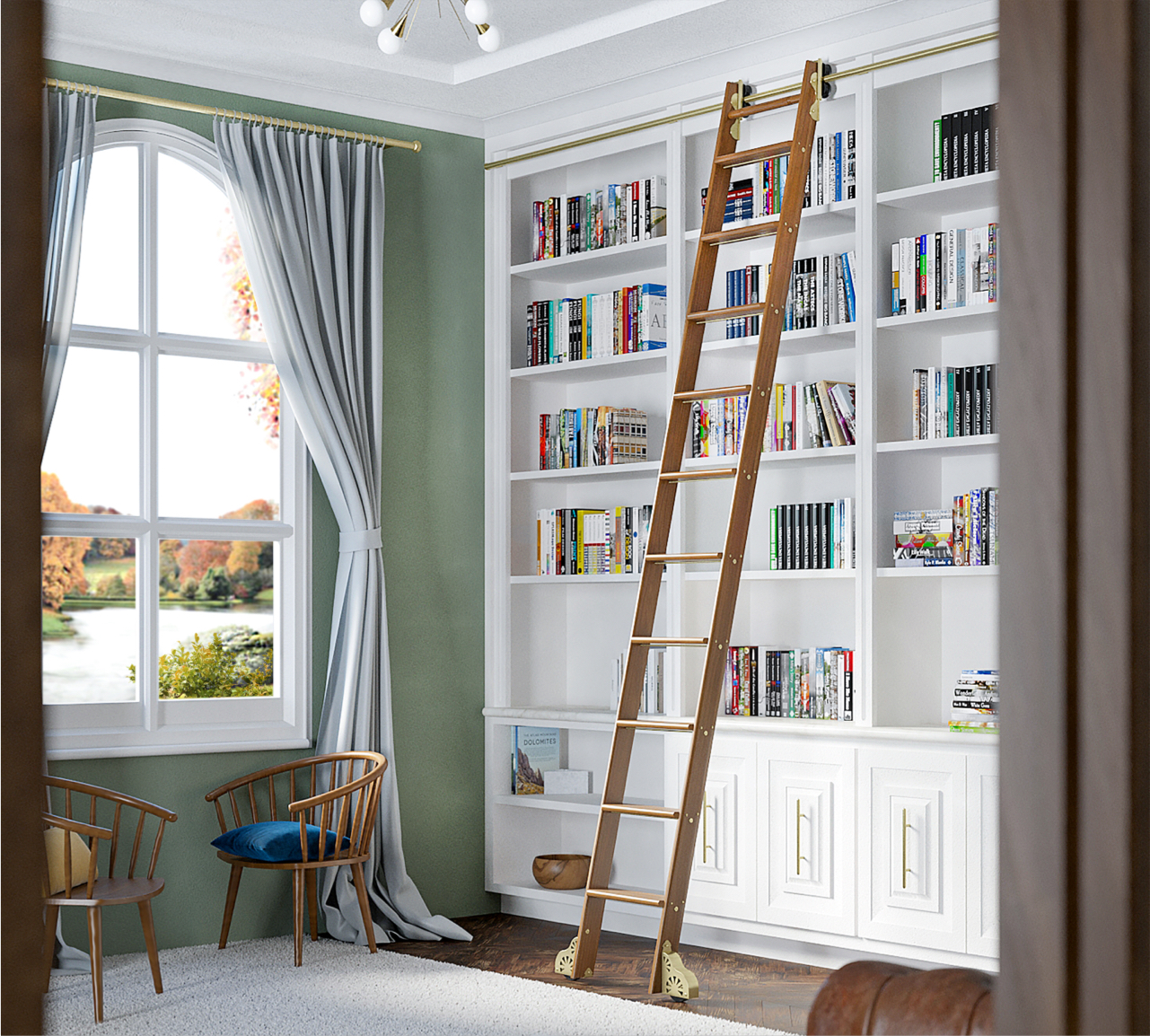 Cornice Lighting Collection – The Library Ladder Company